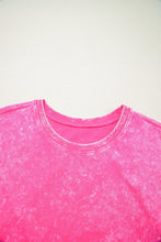 Load image into Gallery viewer, Pink 100% Cotton Mineral Wash Cotton Short Separate
