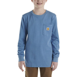 Carhartt Boy's Long Sleeve Pocket Tee Shirt