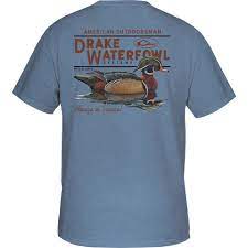 Drake Wood Duck Youth Short Sleeve T-Shirt