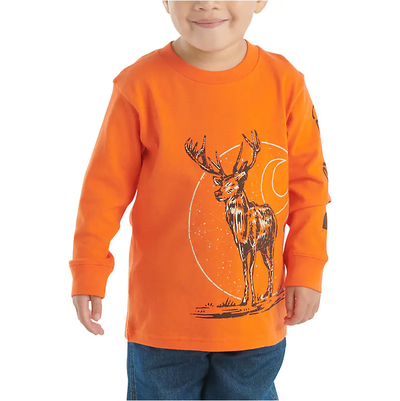 Boy's Carhartt Deer Long-Sleeve Graphic T-Shirt