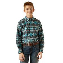 Load image into Gallery viewer, Boy&#39;s Ariat Prestcot Fit Button-Up Shirt
