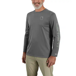 Carhartt Force Sun Defender™ Lightweight Long-Sleeve Logo Graphic T-Shirt