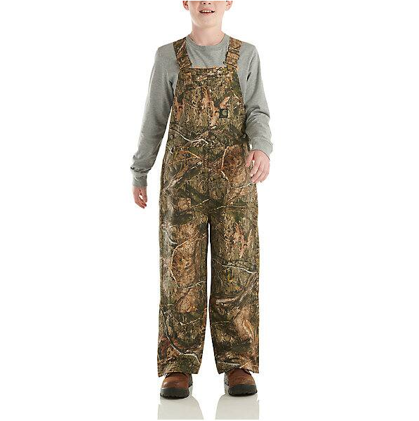 Carhartt オーバーオール CAMO Carhartt Kids' Loose Fit Canvas Insulated Camo Bib Overalls