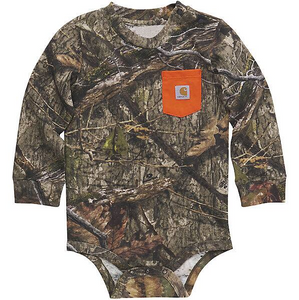 Carhartt Boys' Long-Sleeve Camo Pocket Body Suit