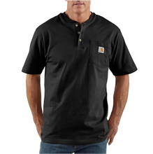 Load image into Gallery viewer, Carhartt Loose Fit Heavyweight Short Sleeve Henley T-Shirt Big &amp; Tall
