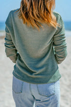 Load image into Gallery viewer, Sage Waffle Knit Top
