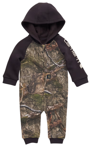 Carhartt Hooded Full-Zip Long Sleeve Camo Coveralls