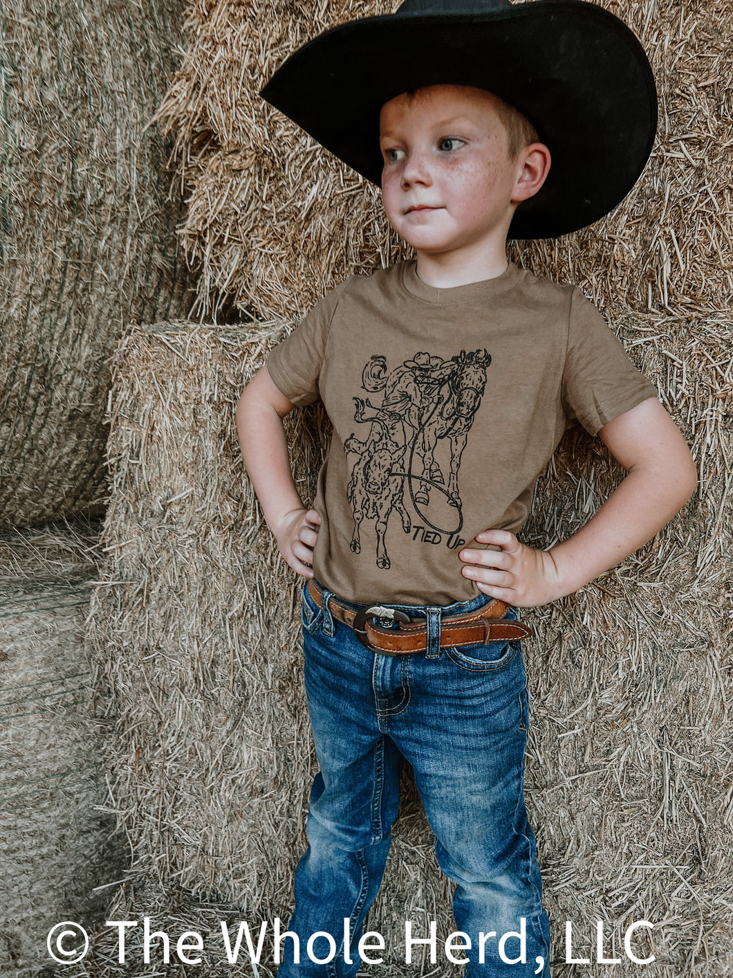 Whole Herd Tied-Up Western Graphic Tee