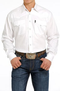 Cinch Men's Herringbone Western Snap Shirt