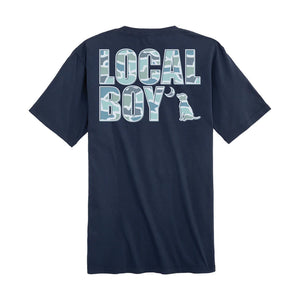 Local Boy Outfitters Raised Camo Text Short Sleeve Shirt