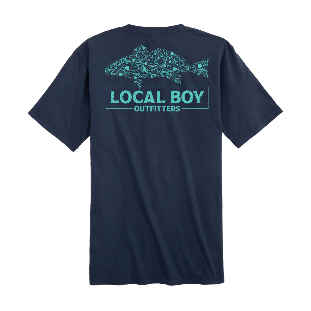 Local Boy Outfitters Redfish Lures Short Sleeve T Shirt