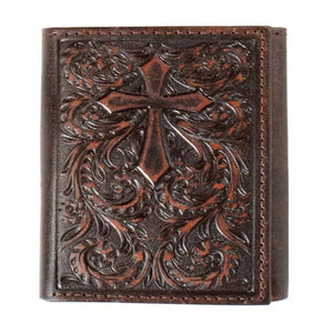 Nocona Trifold Scroll Cross