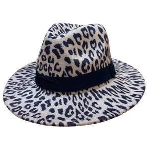 Southern Borders Leopard Print Fedora Hat