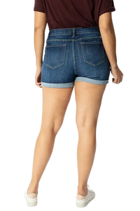KanCan Jillian High Rise Plus Size Shorts