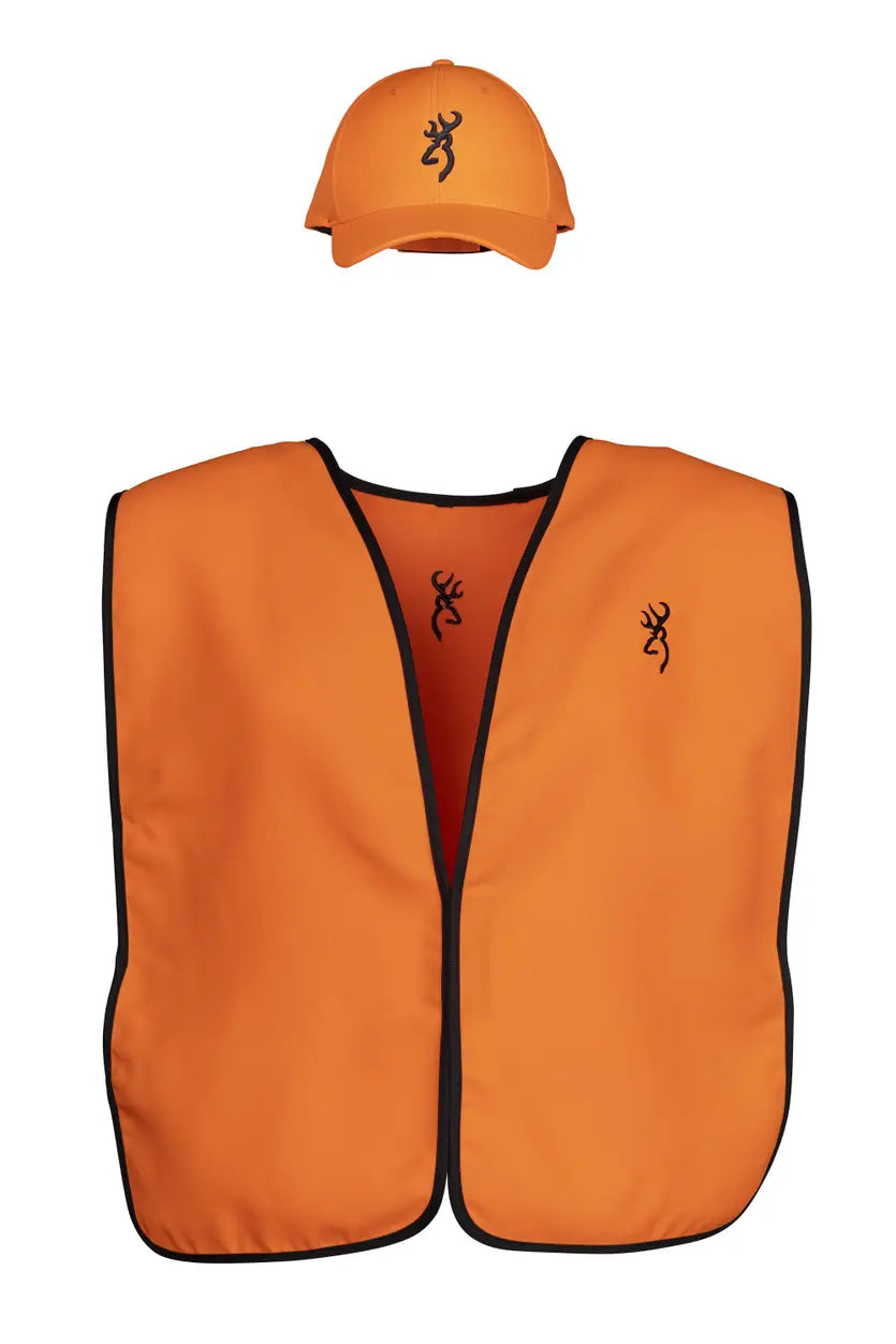 BROWNING VEST CAP COMBO ORANGE