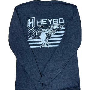 Heybo Mallard Flag Long Sleeve Tee Shirt