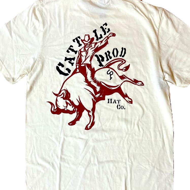Cattle Prod Hat Co. Bull Rider Graphic T-Shirt