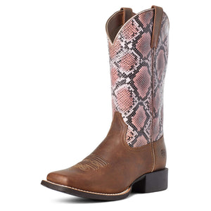 Ariat Round Up Wide Square Toe Western Boot