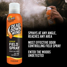 Load image into Gallery viewer, Dead Down Wind Evolve 3D Field Spray Scent Elimination Formula Aerosol Can
