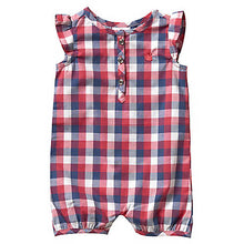 Load image into Gallery viewer, Infant Girl Carhartt Woven Plaid Romper
