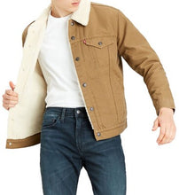 Load image into Gallery viewer, Levi&#39;s Cougar Canvas Sherpa Trucker Jacket
