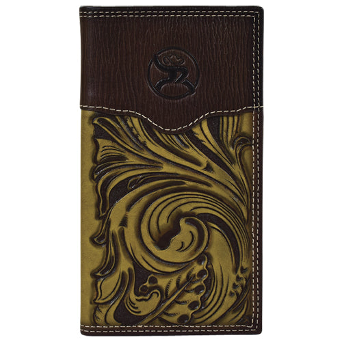 ROUGHY SIGNATURE RODEO WALLET SADDLE TAN