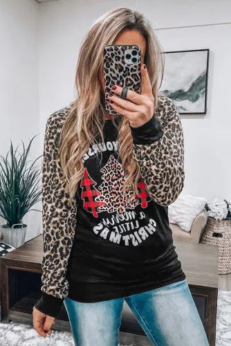 Ladies Long Sleeve Holiday Fashion Top