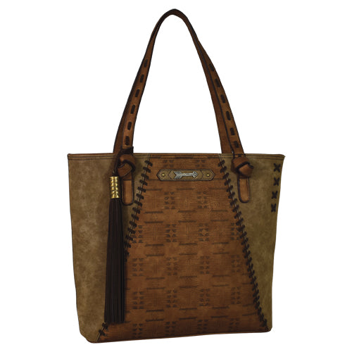 Catchfly Jaci Tote Copper With Aztec
