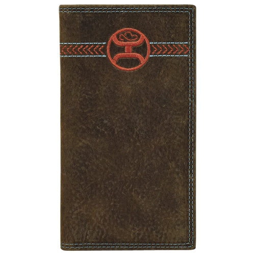 Hooey Signature Rodeo Wallet Weathered Brown
