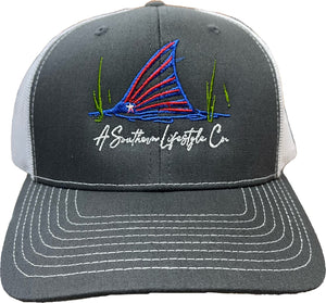 A Southern Lifestyle RWB Fish Tail Hat
