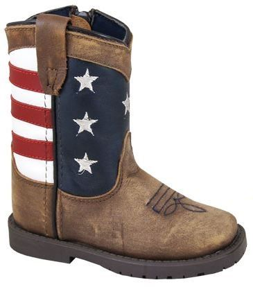 Smoky Mountain Stars and Stripes Toddler Boots