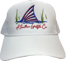 Load image into Gallery viewer, A Southern Lifestyle RWB Fish Tail Hat

