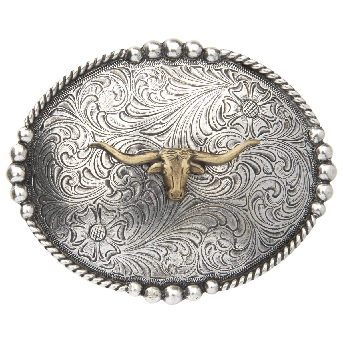 Oval Gold Longhorn Buckle – Callie Kay's
