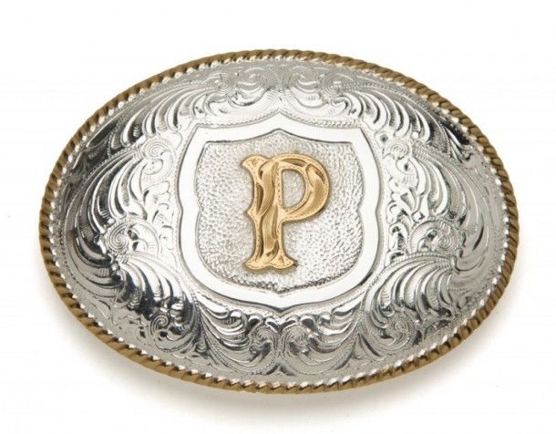 Crumrine Initial Belt Buckle