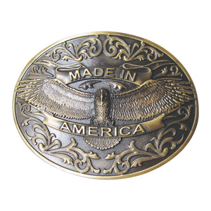 Brass Made in America Buckle