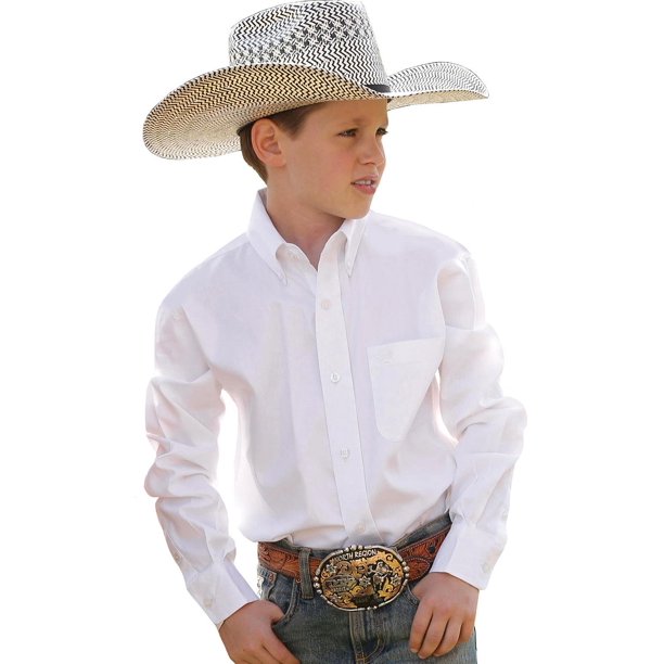Kid's Cinch Long Sleeve Button-Up Shirt