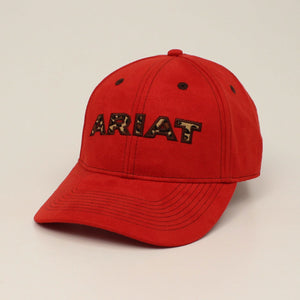 Ariat Ladies Velcro Leopard Logo Red Hat