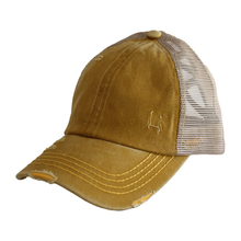 Load image into Gallery viewer, Girlie Girl CC Criss Cross Ponytail Hat
