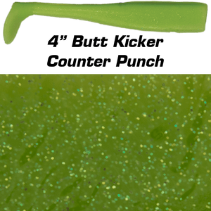 FishBites Fight Club 4" Butt Kicker Paddle Tail