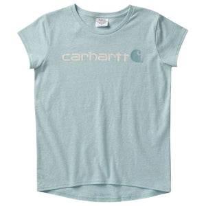 Girls' Short-Sleeve Crewneck Core Carhartt Logo T-Shirt