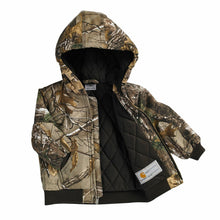 Load image into Gallery viewer, Infant/Toddler Carhartt Camo Active Jacket/Quilted Flannel Lined
