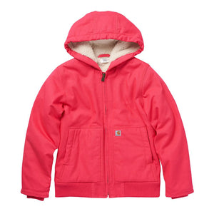Girl's Active Flannel Quilt Lined Jacket