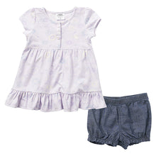 Load image into Gallery viewer, Carhartt Girls Infant Short Sleeve Printed Dress and Diaper Cover
