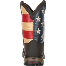 Load image into Gallery viewer, Lil&#39; Rebel™ By Durango® Big Kids&#39; Flag Western Boot
