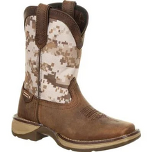 Load image into Gallery viewer, Lil&#39; Rebel™ By Durango® Big Kids Desert Camo Western Boot
