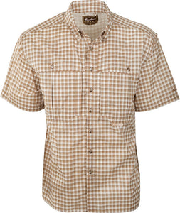 Drake FeatherLite Plaid Wingshooter's Shirt S/S