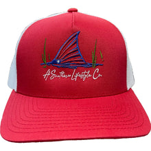 Load image into Gallery viewer, A Southern Lifestyle RWB Fish Tail Hat

