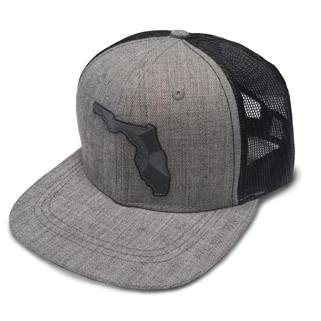 FloGrown Florida Leather Patch Hat
