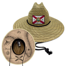 Load image into Gallery viewer, FloGrown Round Straw Hat
