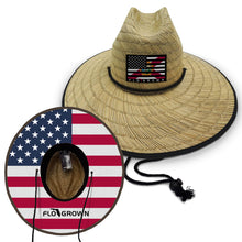 Load image into Gallery viewer, FloGrown Round Straw Hat

